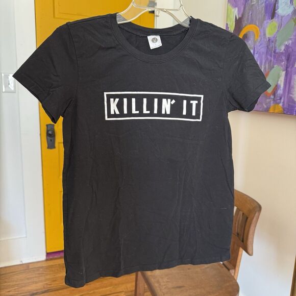 Killin’ It Basic Graphic T-Shirt Women’s Size S - Picture 1 of 7